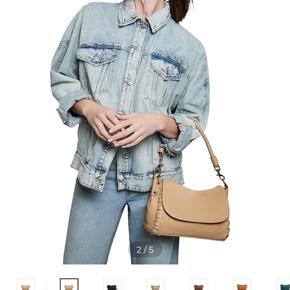 Elegant Tan Leather Shoulder Bag - Picture 4 of 17